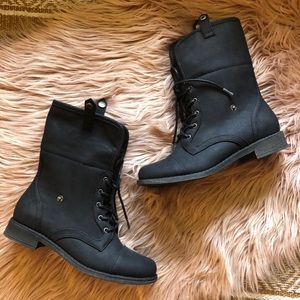 Brand new ⭐️ Elenora - JustFab Black Combat Boots